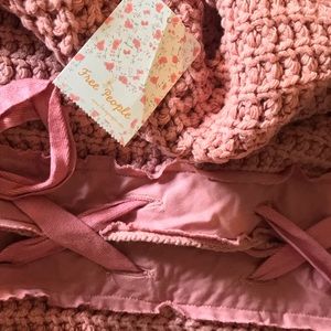 Free People  NWT “Maybe Baby Bell Sleeve Sweater”